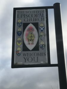 Scottish Episcopal pub sign
